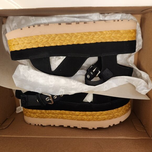 UGG Aubrey Ankle Strap Platform Sandal, Size 9. NIB. - Picture 9 of 10